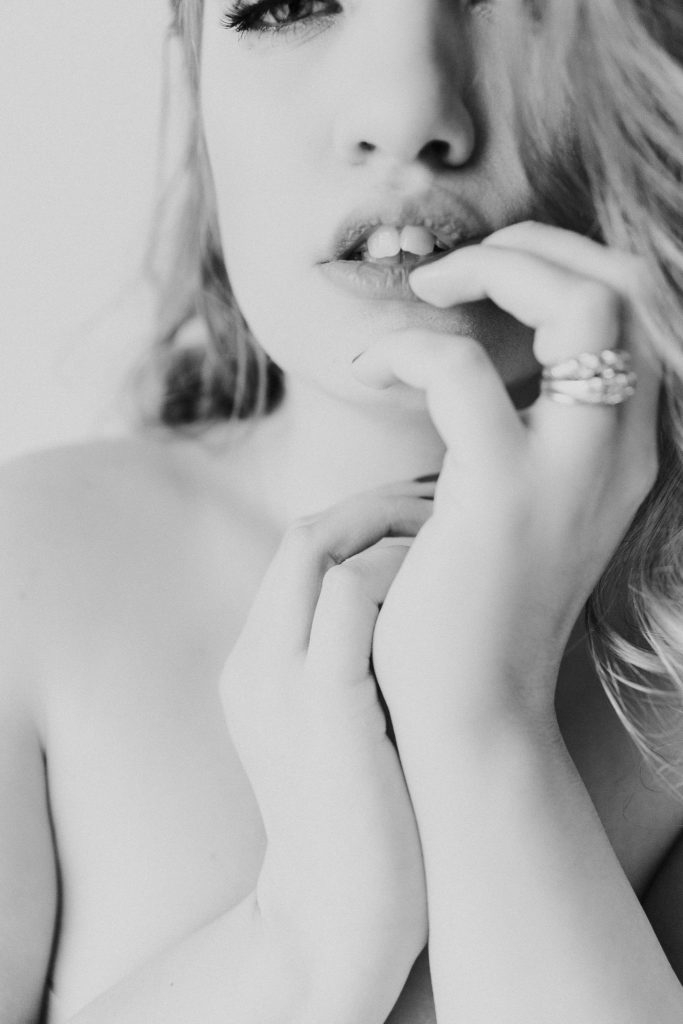 sensual lips boudoir