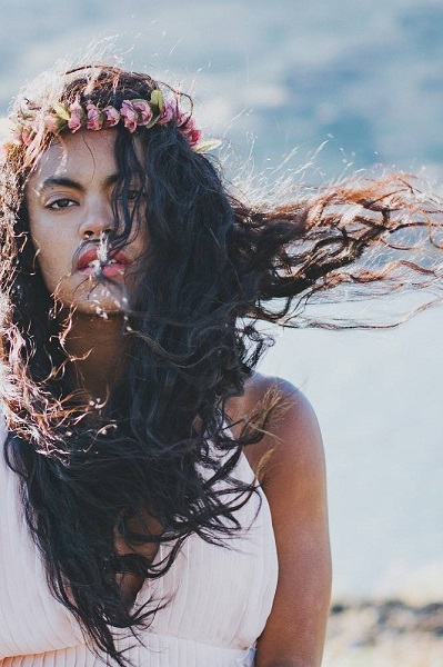 african american girl portrait senior session Portland Oregon