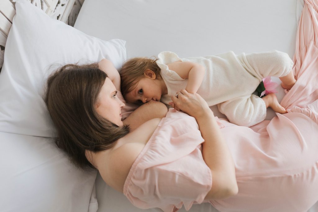 mom and her toddler boho motherhood photos nursing breastfeeding