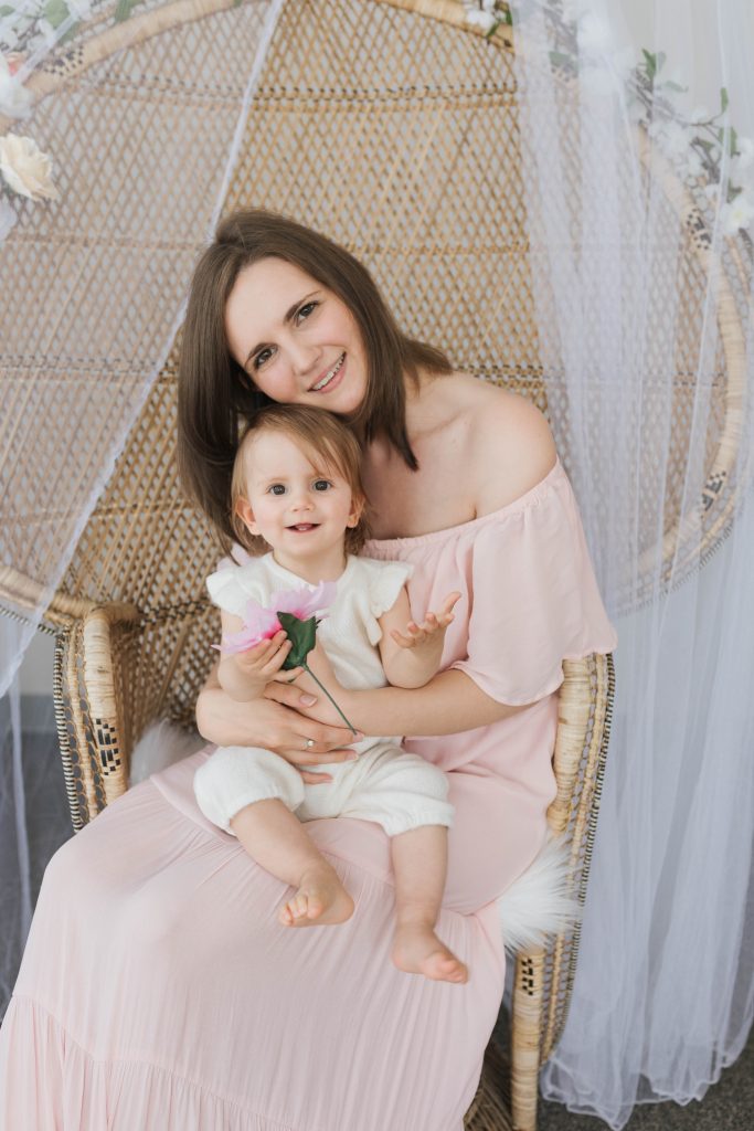 mom and her toddler boho motherhood photos