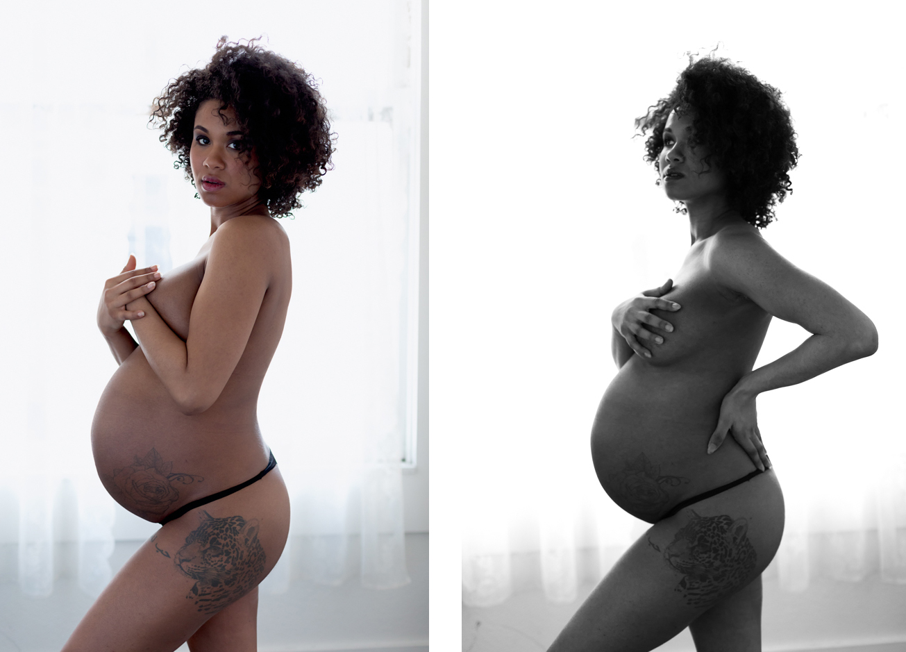 black woman pregnancy photos