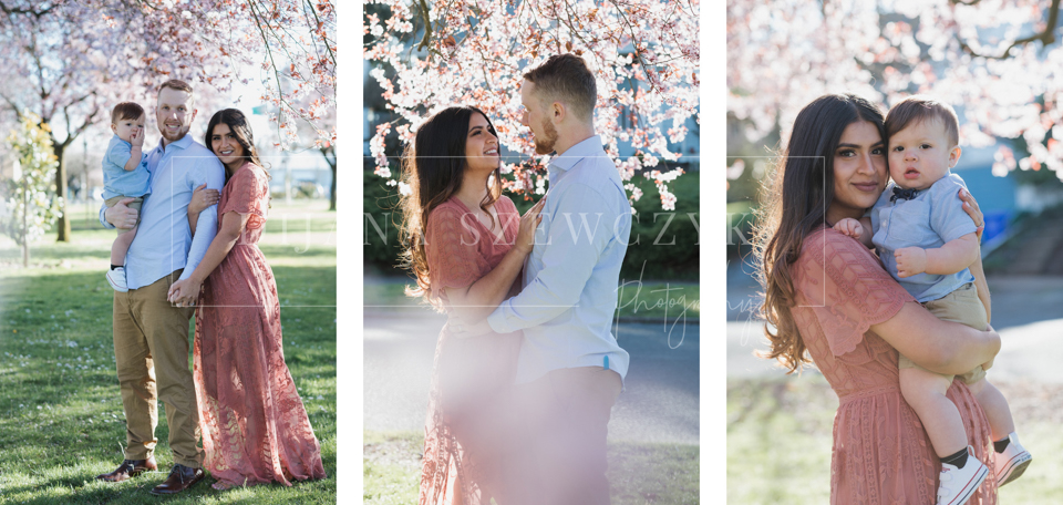 family photographer portland oregon cherry blossom