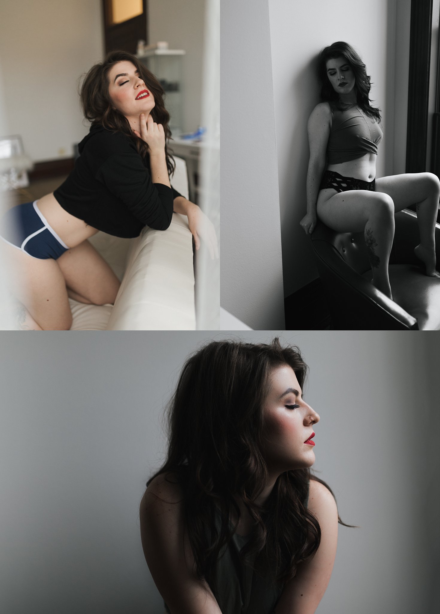 boudoir session single girl