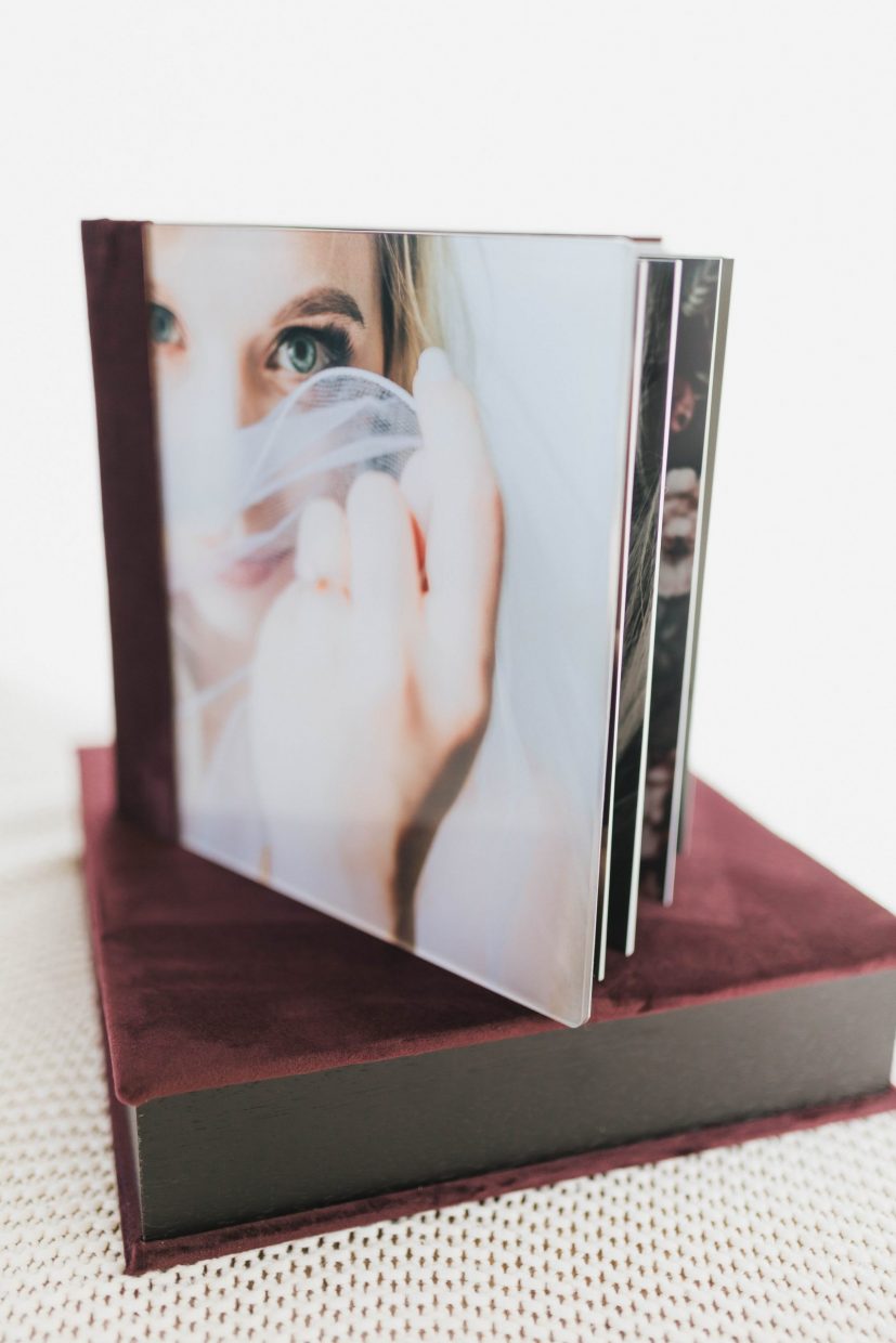 luxury acrylic album boudoir brude