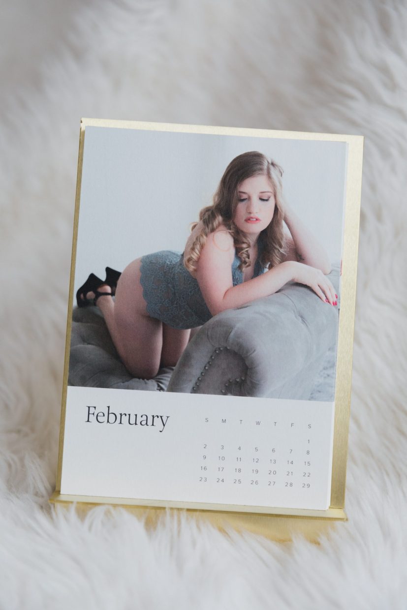 calendar boudoir photos perfect gift